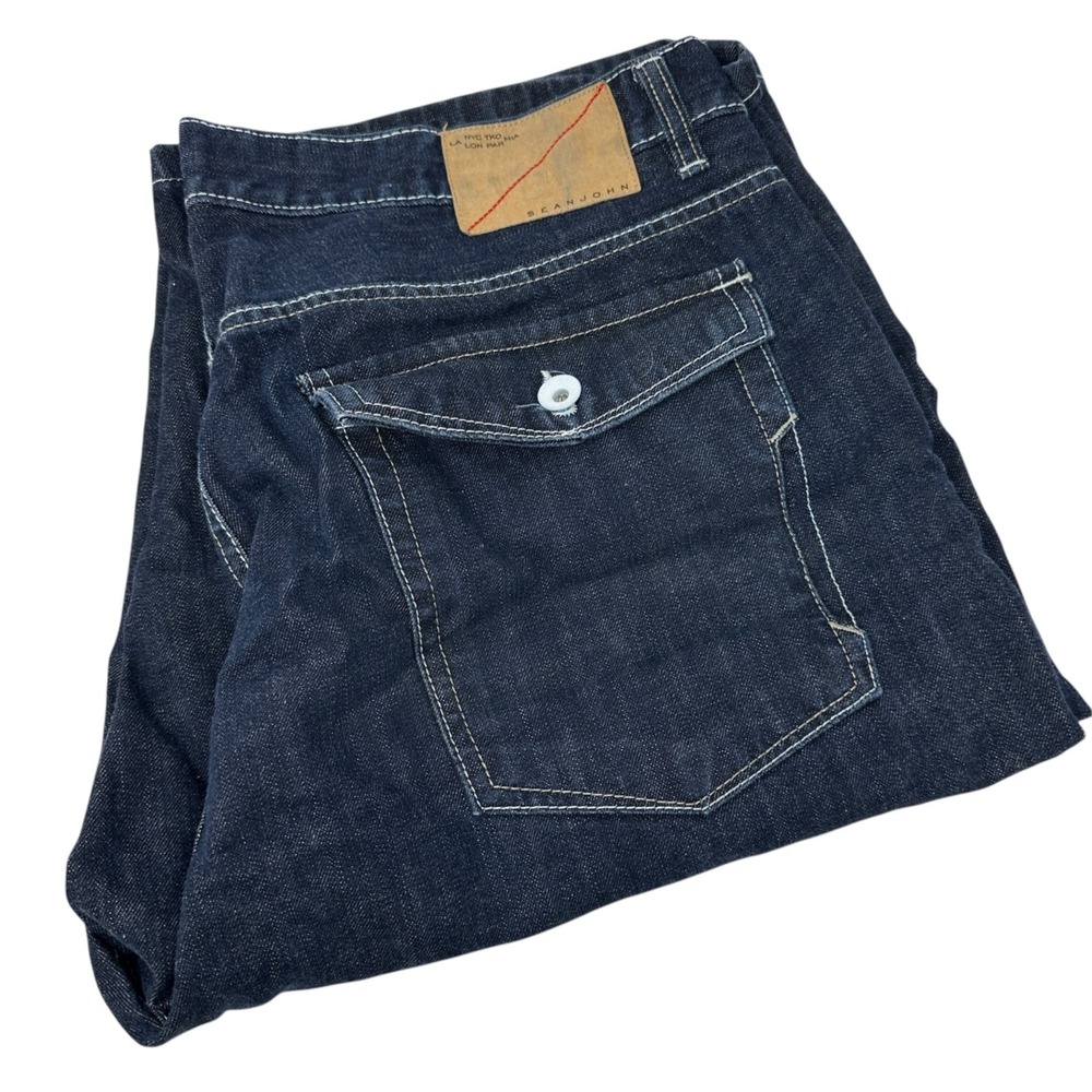 SEAN JOHN Vintage Baggy Jeans Shorts Jorts Y2K  Skater Grunge‎ Size 40